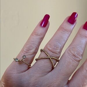 Fun Gold-Tone Ring Set